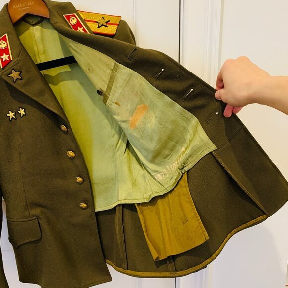 Vintage Soviet Russian Uniform officer Parade Military USSR - Picture 9 of 10